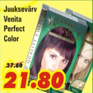 Allahindlus - Juuksevärv Venita Perfect Color