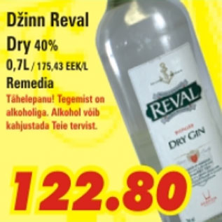 Allahindlus - Džinn Reval Dry