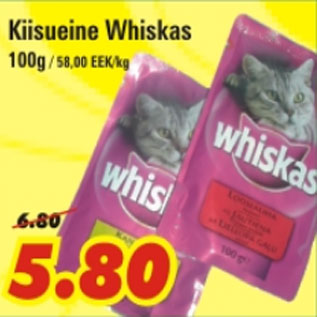 Allahindlus - Kiisueine Whiskas