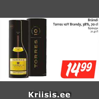 Allahindlus - Brändi Torres 10Y Brandy