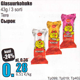 Allahindlus - Glasuurkohuke
