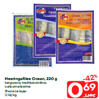 Allahindlus - Heeringafilee Ocean, 220 g