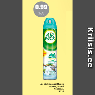 Allahindlus - Air Wick aerosool Fresh Waters, 240 ml