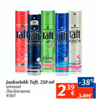 Allahindlus - Juukselakk Taft, 250 ml