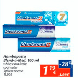 Allahindlus - hambapasta Blend-a-Med, 100 ml