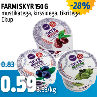 Allahindlus - FARMI SKYR 150 G