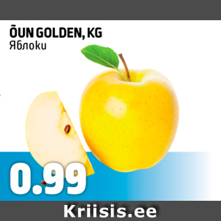 Allahindlus - ÕUN GOLDEN, KG