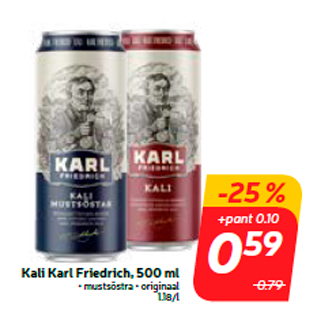 Allahindlus - Kali Karl Friedrich, 500 ml