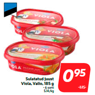 Allahindlus - Sulatatud juust Viola, Valio, 185 g