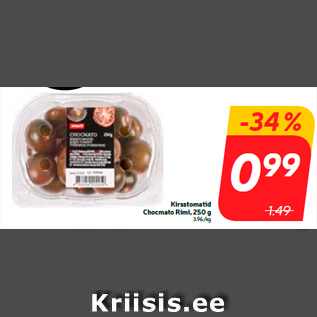 Allahindlus - Kirsstomatid Chocmato Rimi, 250 g