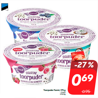 Allahindlus - Toorpuder Farmi, 175 g