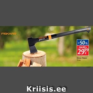 Allahindlus - Kirves Fiskars