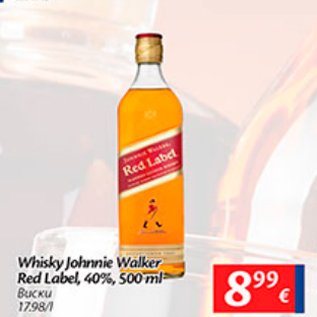 Allahindlus - Whisky Johnnie Walker Red Label