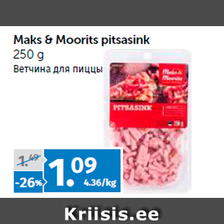 Allahindlus - Maks & Moorits pitsasink 250 g