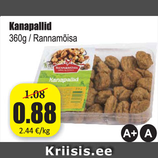 Allahindlus - Kanapallid