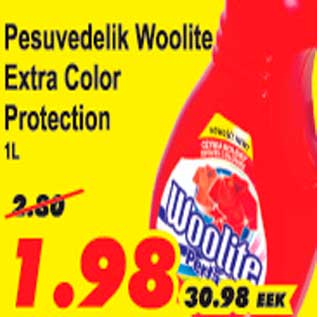 Allahindlus - Pesuvedelik Woolite Extra Color Protection