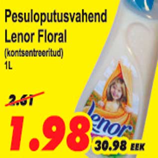 Allahindlus - Pesuloputusvahend Lenor Floral