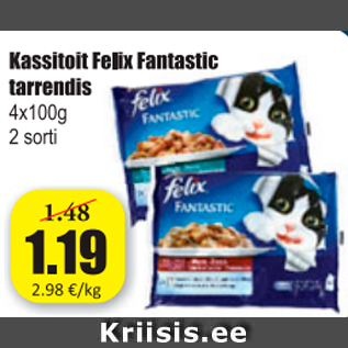 Allahindlus - Kassitoit Felix fantastic tarrendis