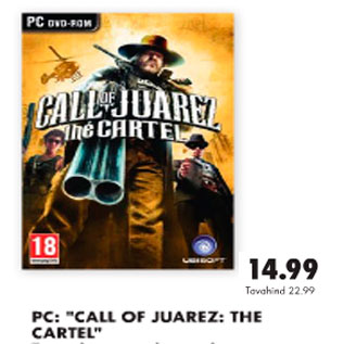Скидка - Компьютерная игра:"Call of Juarez:The cartel"