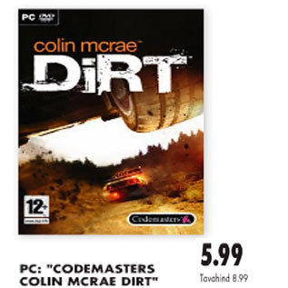 Скидка - Компьютерная игра:"Codemasters colin mcrae dirt"
