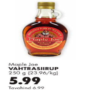 Allahindlus - Maple Joe vahtrasiirup