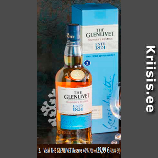 Allahindlus - Viski THE GLENLIVET Reserve