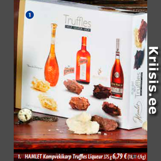 Скидка - Коробка конфет с ликером Truffles 375 г