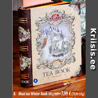 Allahindlus - BASILUR Must tee Winter Book 100 g