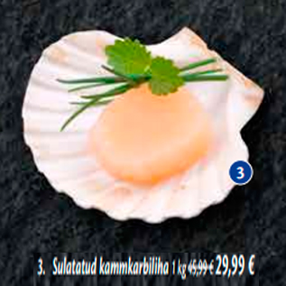 Allahindlus - Sulatatud kammkarbiliha 1 kg