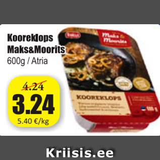 Allahindlus - Kooreklops Maks&Moorits