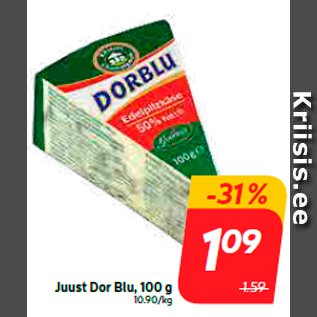 Allahindlus - Juust Dor Blu, 100 g