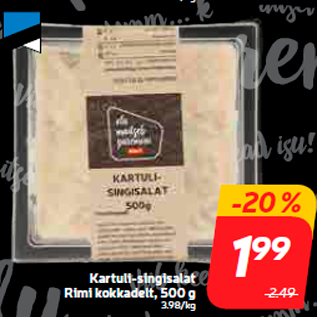 Allahindlus - Kartuli-singisalat Rimi kokkadelt, 500 g
