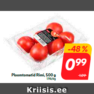 Allahindlus - Ploomtomatid Rimi, 500 g