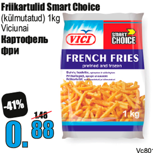 Allahindlus - Friikartulid Smart Choice