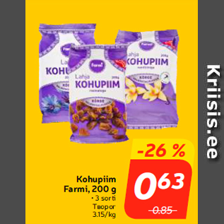 Allahindlus - Kohupiim Farmi, 200 g