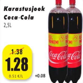 Allahindlus - Karastusjook Coca-Cola