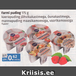 Allahindlus - Farmi puding 175 g