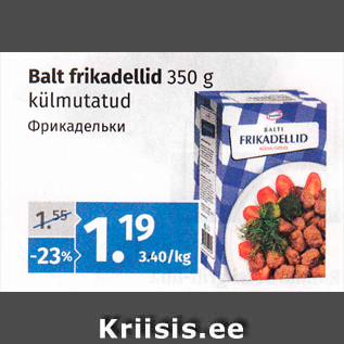 Allahindlus - Balt frikadellid 350 g