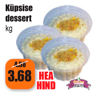 Allahindlus - Küpsise dessert kg