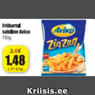 Allahindlus - Friikartul sakiline Aviko 750 g