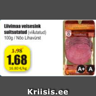 Allahindlus - Liivimaa veisesink suitsutatud