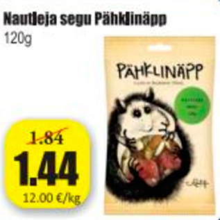 Allahindlus - Nautleja segu Pähklinäpp 120 g