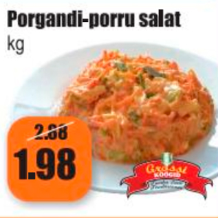 Allahindlus - Porgandi-porru salat