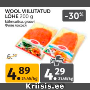 Allahindlus - WOOL VIILUTATUD LÕHE 200 G