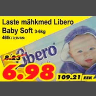 Allahindlus - Laste mähkmed Libero Baby Soft