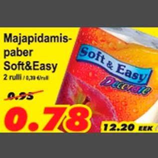 Allahindlus - Majapidamispaber Soft&Easy