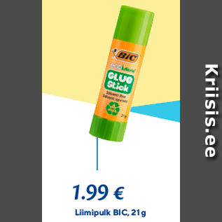 Скидка - Клей-карандаш BIC, 21 г