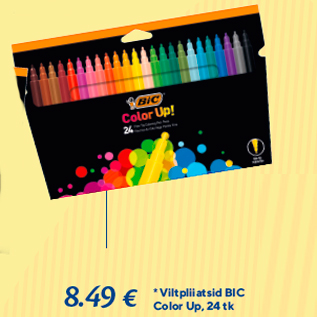 Скидка - * Фломастеры BIC Color Up, 24 шт.