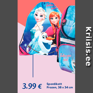 Allahindlus - Spordikott Frozen