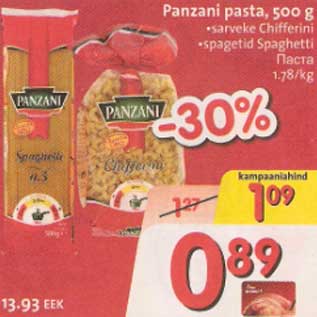 Allahindlus - Panzani pasta